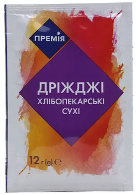 Дріжджі Премія хлібопекарські сухі 12 г